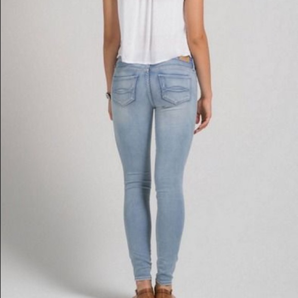 Abercrombie jeans/jeggings light blue wash